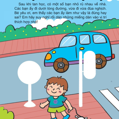 Hình Dán Thú Vị Rèn Trí Thông Minh - An Toàn Mạnh Khỏe (Dành Cho Trể Từ 2-6 Tuổi)
