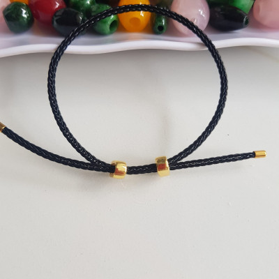 Dây thun ĐEN dẻo phối vòng tay hạt lu thống Size dây ĐEN 2mm Nữ đã có hạt lu thống thì đây chính là sợi dây thun phối với hạt lu thống đeo xinh ạ