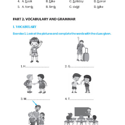 The Langmaster - Bài Tập Tiếng Anh Lớp 3 - Tập 1 (Có Đáp Án) - Global Success - MT