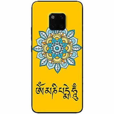 Ốp lưng in cho Huawei Mate 20 Pro Mẫu Om Mani Padme Hum