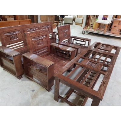 ghế tựa cong gỗ sồi