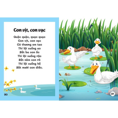 Sách - Đồng Dao Cho Bé - Các Trò Chơi Dân Gian - Các Câu Hát Vè Dân Gian - Thế Giới Quanh Ta Và Cuộc Sống Động Vật - Việt Thư