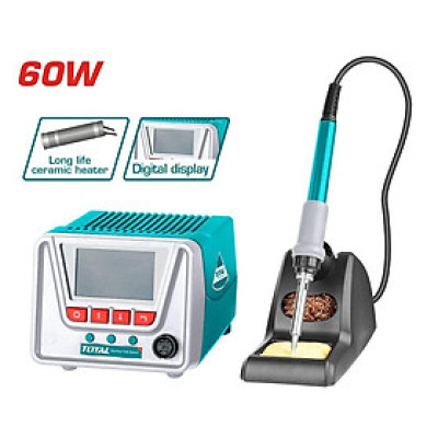 MỎ HÀN CHÌ 60W KÈM MÁY ỔN ĐỊNH NHIỆT TOTAL TET160923 - HÀNG CHÍNH HÃNG