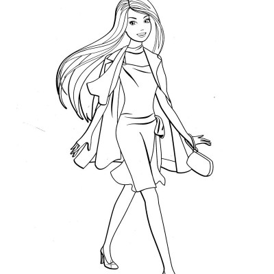 Barbie Xinh Đẹp 4 (Tô Màu Có Hình Dán)