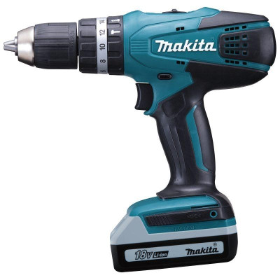 MÁY KHOAN BÚA VẶN VÍT DÙNG PIN 18V MAKITA HP457DWE10 (01 ĐẾ SẠC 02 PIN 18V/ 1.5AH) - HÀNG CHÍNH HÃNG