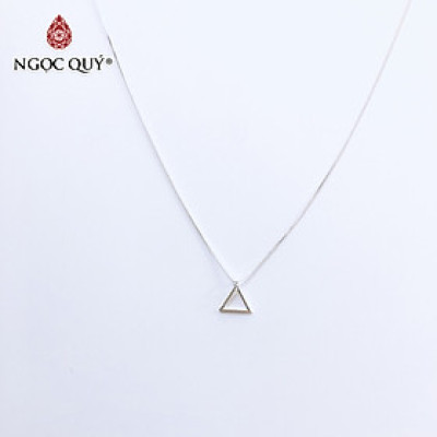 Dây chuyền bạc mặt tam giác - Ngọc Quý Gemstones