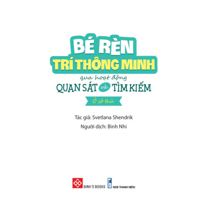 Bé Rèn Trí Thông Minh Qua Hoạt Động Quan Sát Và Tìm Kiếm - Ở Sở Thú