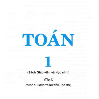 Toán 1 Tập 2 (Sách Giáo Viên Và Học Sinh)