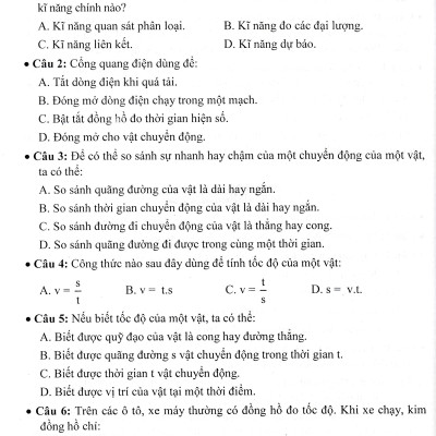 Sách tham khảo- Đề Kiểm Tra, Đánh Giá Vật Lí 7 - Khoa Học Tự Nhiên (Bám Sát SGK Kết Nối Tri Thức Với Cuộc Sống)_HA
