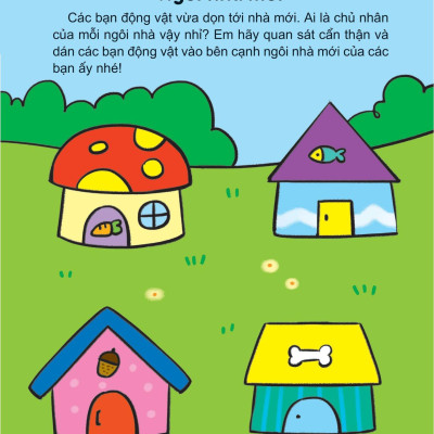 Hình Dán Thú Vị - Rèn Trí Thông Minh - Khả Năng Quan Sát
