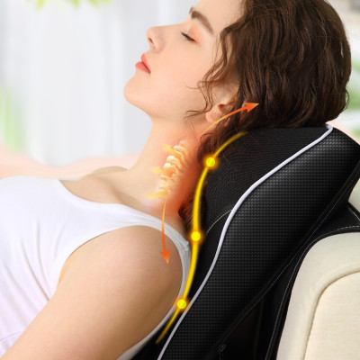 Gối Massage Đa Năng VISPO VP-G22 - Máy Mát xa Toàn Thân Nhiệt Hồng Ngoại - Chuyên Sâu Cho Cổ, Vai Gáy, Lưng Dưới, Đùi, Chân - Sử Dụng Tại Nhà, Văn Phòng, Trên Ô Tô