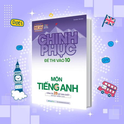 Sách - Chinh Phục Đề Thi Vào 10 - Toán + Văn + Tiếng Anh - Combo 3 Cuốn - Megabook