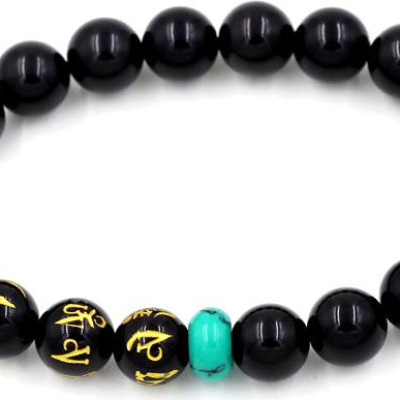 Vòng tay chuỗi hạt thạch anh đen 10 ly MSA111