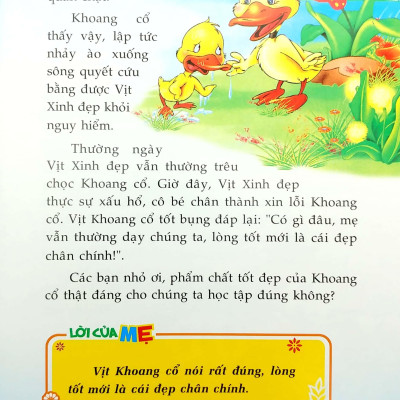 Câu Chuyện Nhỏ Bài Học Lớn - Những Câu Chuyện Vàng - Vịt Con Tốt Bụng