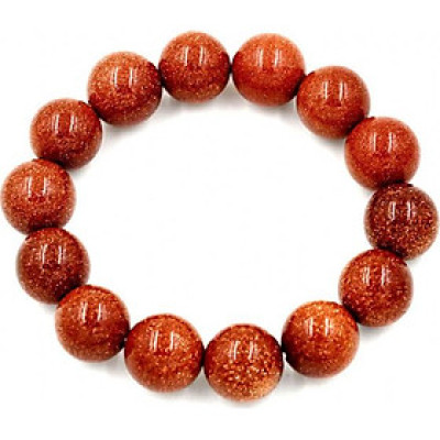 Vòng tay chuỗi hạt đá kim sa 14 ly 14 hạt