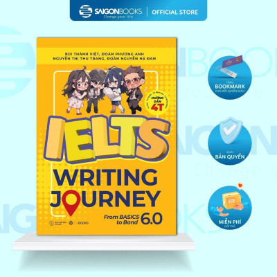 Sách - Lộ Trình Tự Học IELTS Writing & Speaking Từ Cơ Bản Đến Band 8.0 - Combo 3 Cuốn - Saigon Books