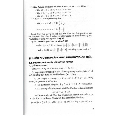 Sách - Phương Pháp Giải Toán Bất Đẳng Thức Và Cực Trị Dành Cho Học Sinh Lớp 8  - 9 ( HA)