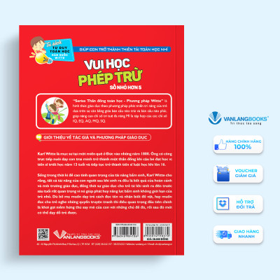 Tủ Sách Tư Duy Toán Học Hàn Quốc - Vui Học Phép Trừ (Số Nhỏ Hơn 5)