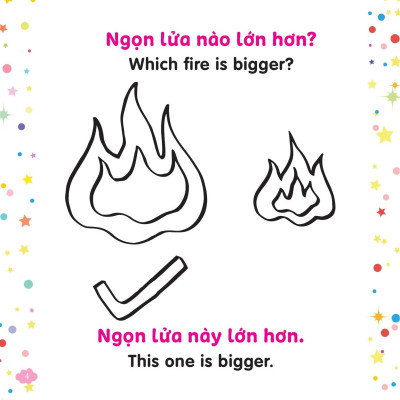 Tô Màu Sáng Tạo - Bé Học Tiếng Anh - Cái Gì To Hơn Nhỉ?