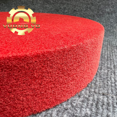 Bánh nỉ đỏ đánh bóng-nỉ đỏ đánh bóng inox kích thước 250x50x16mm #240 (Gía đã bao gồm VAT)