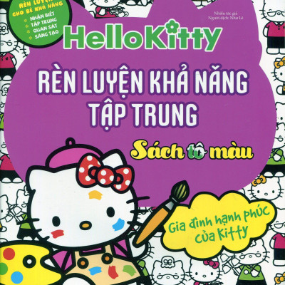 Bộ 4 Cuốn Hello Kitty- Sách Tô Màu: Rèn Luyện Khả Năng Cho