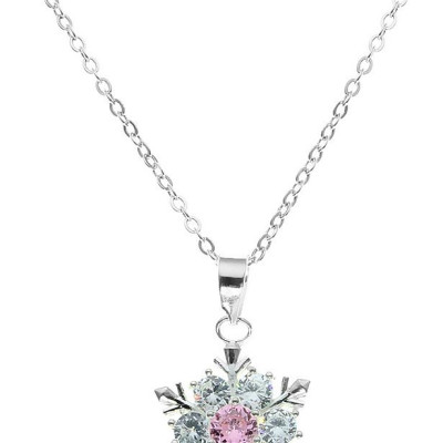 Dây Và Mặt Dây Chuyền Bạc Hiểu Minh DMD077T bông tuyết