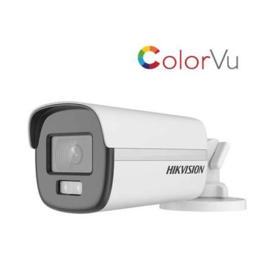 Camera HDTVI ColorVu 2.0MP thân trụ HIKVISION DS-2CE12DF0T-F Hỗ trợ đèn trợ sáng 40m, Chống ngược sáng, có màu đêm - Hàng chính hãng