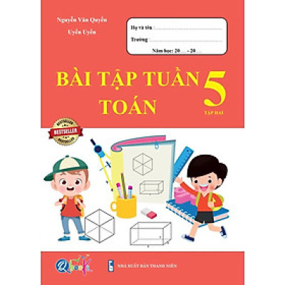 Sách - Bài Tập Tuần Toán 5 - Tập 2 (1 cuốn)