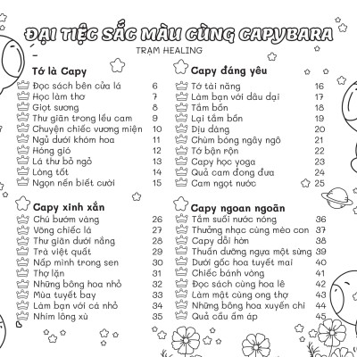 Sách Capybara Happy Everyday - Hạnh Phúc Mỗi Ngày ABBOOKS