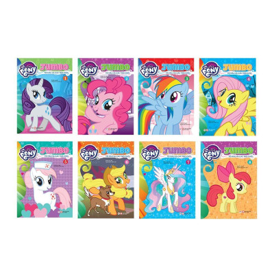 Sách Tô Màu - My Little Pony - Jumbo Tô Màu Và Các Trò Chơi 3 - Tân Việt Books