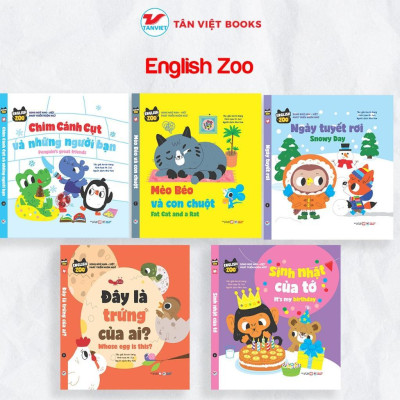 Sách - Bộ Sách Song Ngữ English Zoo - Chọn Lẻ Nhiều Chủ Đề - Tân Việt Books