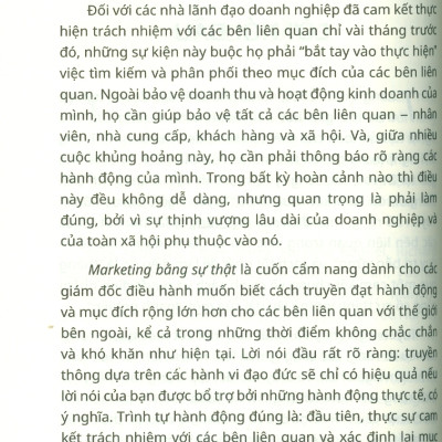 Marketing Bằng Sự Thật (Truth Be Told): Tiếp Thị Và Truyền Thông Đích Thực Trong Thời Đại Có Mục Đích -John O