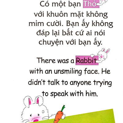 Truyện Tranh Song Ngữ Việt - Anh Cho Bé - Bunny Loves Candies - Thỏ Con Thích Ăn Kẹo Ngọt