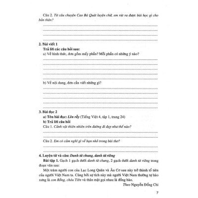 Sách - Vở Bài Tập Cuối Tuần Tiếng Việt Lớp 4 - Dùng Kèm SGK Cánh Diều - Hồng Ân