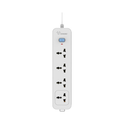 Ổ Cắm Điện Gongniu 4 Ổ Đa Năng 1 Công Tắc – Công Suất 10A/250/2500W – Trắng – Chính Hãng (N1040)