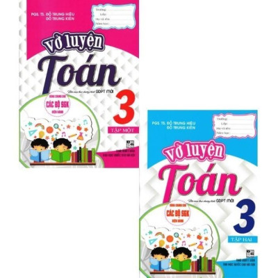 Sách - Combo Vở Luyện Toán Lớp 3 (Dùng Chung Cho Các Bộ SGK Hiện Hành - Bộ 2 Cuốn) (HA-MK)