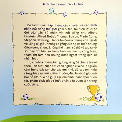 Tuyển Tập Những Câu Chuyện Về Các Danh Nhân Nổi Tiếng Trên Thế Giới - Những Tấm Gương Biết Theo Đuổi Ước Mơ