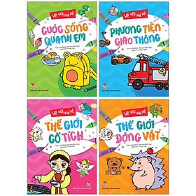 Combo Sách Vẽ Vời Vui Vẻ (Bộ 4 Cuốn)