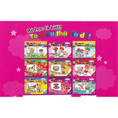 Sách - Bạn Nhỏ Ơi, Tô Màu Thật Là Dễ - Tập 8 - Tân Việt Books