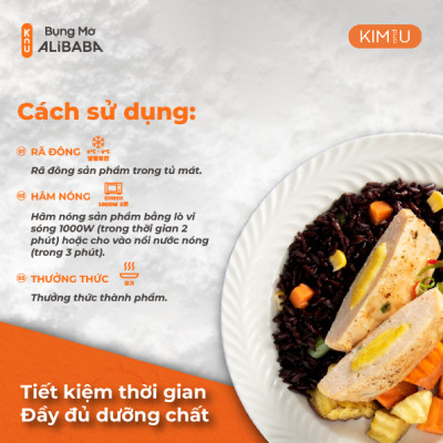 Ức Gà Steak Khoai Lang Hàn Quốc Ăn Liền Healthy Tăng Cơ Giảm Cân - Gói 130g