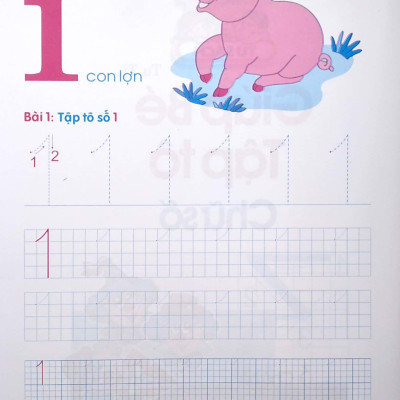 Hành Trang Cho Bé Vào Lớp 1 - Giúp Bé Tập Tô - Chữ Số