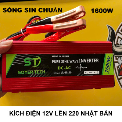 Kích Điện Nhật Bản 1600W Sóng Sin Chuẩn – Dùng Cho Gia Đình, Cực Ổn Định