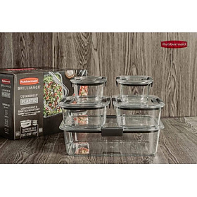 SET HỘP ĐỰNG THỰC PHẨM RUBBERMAID BRILLIANCE Hàng chính hãng
