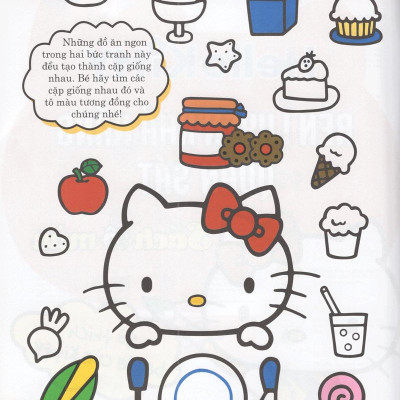 Hello Kitty - Rèn Luyện Khả Năng Quan Sát (Tô Màu)