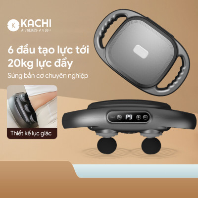 Máy Massage 6 Đầu Rung Kachi MK390 Chạy Pin - Giải Pháp Thư Giãn Tối Ưu Cho Cơ Thể - hàng chính hãng