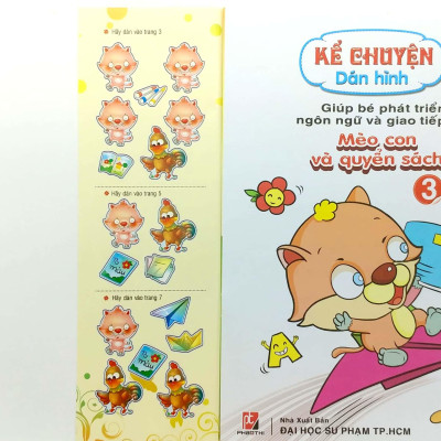 Kể Chuyện Dán Hình 3 - Mèo Con Và Quyển Sách