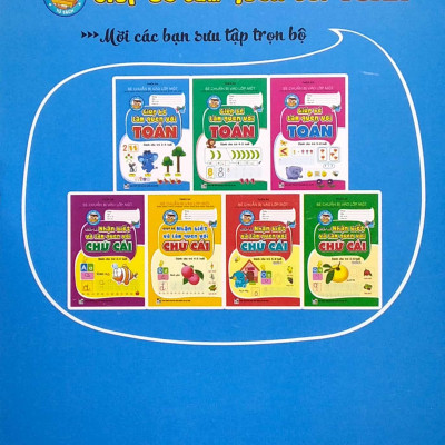Bé Chuẩn Bị Vào Lớp Một - Giúp Bé Làm Quen Với Toán (Dành Cho Trẻ 3-4 Tuổi)