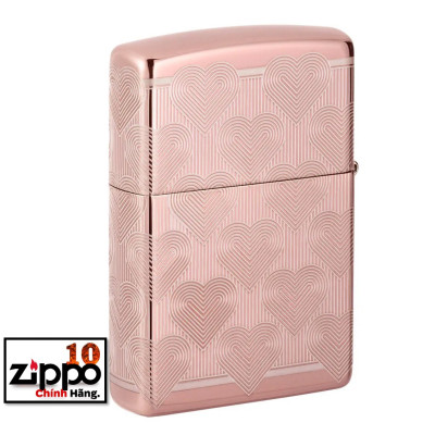 Bật lửa ZIPPO 49811 Heart Design - Chính hãng 100%