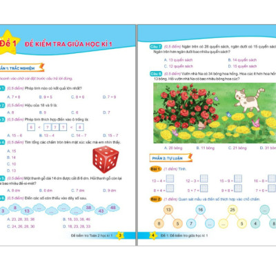 Sách - Đề Kiểm Tra Toán 2 - Học kì 1 - Kết Nối