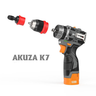 MÁY KHOAN PIN 16.8V (XÁM KG GALAXY) AKUZA K7 - HÀNG CHÍNH HÃNG